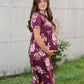 Round Neck Baby Doll Dress Dresses