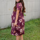 Round Neck Baby Doll Dress Dresses