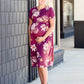 Round Neck Baby Doll Dress Dresses Mauve / S