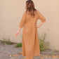 Round Neck Babydoll Half Sleeve Midi Dress - FINAL SALE Dresses