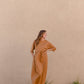 Round Neck Babydoll Half Sleeve Midi Dress - FINAL SALE Dresses