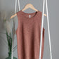 Round Neck Knit Top Shirt Be Cool Mauve / S/M