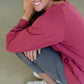 Round Neck Long Sleeve Pocket Knit Top Tops Staccato