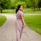 Round Neck Smocked Waist Maxi Dress Dresses