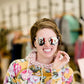 retro rose gold rounded sunglasses
