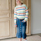 Ruffle Button Denim Jean Midi Skirt - FINAL SALE Skirts