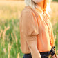 Ruffle Button Up Puff Sleeve Blouse - FINAL SALE Tops