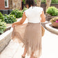 Ruffle Floral Print Maxi Skirt - FINAL SALE Skirts