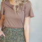 Ruffle Front Midi Skirt Skirts Mikarose