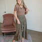 Ruffle Front Midi Skirt Skirts Mikarose