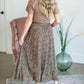 Ruffle Front Midi Skirt Skirts Mikarose