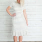 Ruffle Hem Midi Dress Dresses