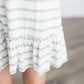 Ruffle Hem Midi Dress Dresses