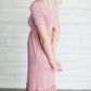 Ruffle Hem Midi Dress Dresses
