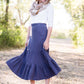 Ruffle Knit Tiered Skirt - FINAL SALE Skirts