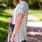 Ruffle Short Sleeve Striped Cardigan - FINAL SALE Layering Essentials