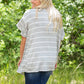 Ruffle Short Sleeve Striped Cardigan - FINAL SALE Layering Essentials