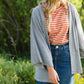 Rust Classic Striped Tee - FINAL SALE Tops
