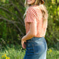 Rust Classic Striped Tee - FINAL SALE Tops
