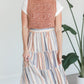 Rust Crochet Sleeveless Blouse Tops