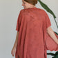 Rust Light Knit Sweater Cardigan Tops Chris & Carol