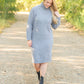 The Samantha Cowl Neck Sweater Dress is an Inherit Design that has a beautiful marled heathered look you'll love! Made from high quality fabric, you'll be able to wear this season after season. This dress is tailored with straight, clean lines for a flattering fit and we love the coziness of the cowl neck!