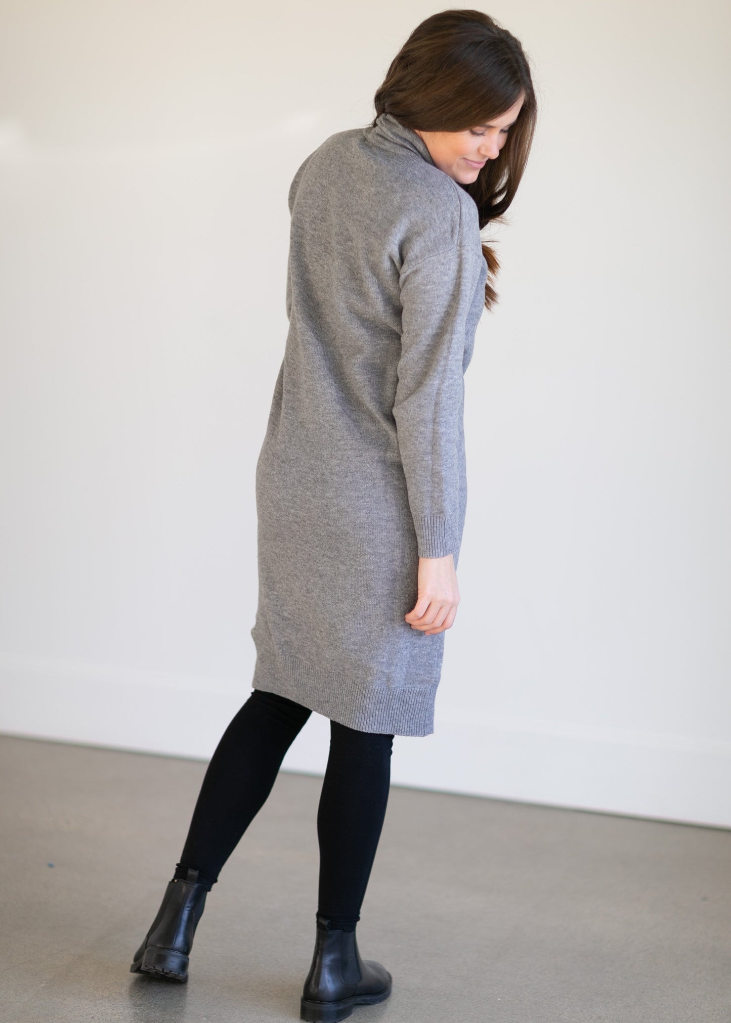 Samantha Cowl Neck Sweater Dress Dresses