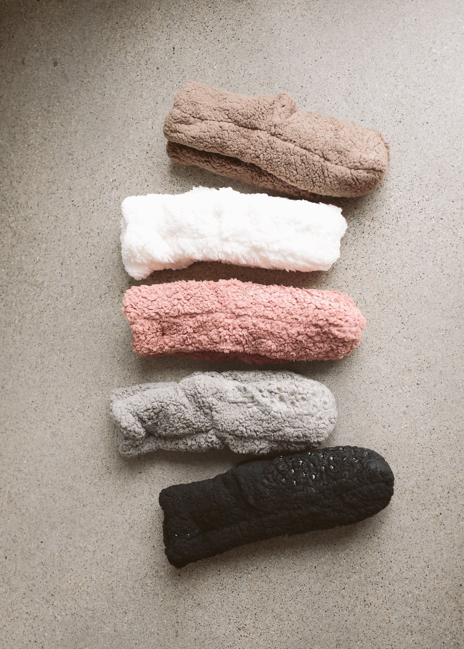 Sherpa Slipper Socks Accessories Wona Trading Black