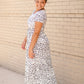 Short Sleeve Leopard Print Maxi Dress Dresses