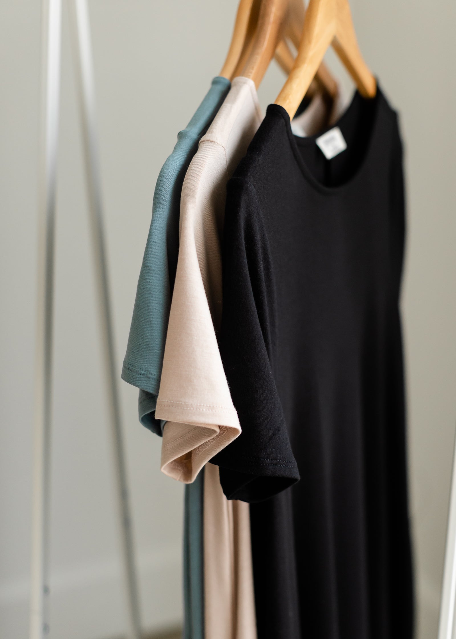 Short Sleeve Pocket Knit Midi Dress Dresses Zenana