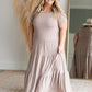 Short Sleeve Tiered Maxi Dress Dresses Zenana