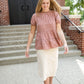 Sienna Ruffle Detail Tiered Top Tops Wishlist