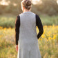 Sleeveless Long Cardigan Vest Tops Love Tree
