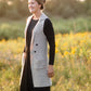 Sleeveless Long Cardigan Vest Tops Love Tree