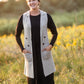 Sleeveless Long Cardigan Vest Tops Love Tree