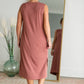Sleeveless Round Neck Midi Dress Dresses Mod Ref