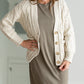 Sleeveless Round Neck Midi Dress Dresses Mod Ref Olive / M