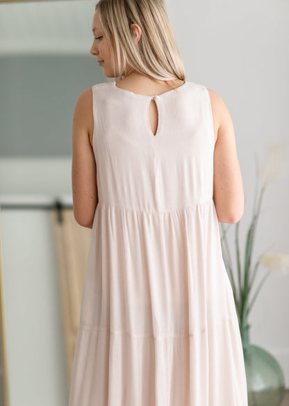 Sleeveless Tiered Maxi Dress Dresses Wishlist