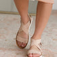 Slip On Cross Over Sandal Accessories Mia Shoes