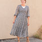 Smocked Bodice Midi Dress Dresses