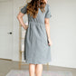 Smocked Bodice Midi Dress Dresses Polagram