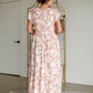 Smocked Bodice V-neck Maxi Dress Dresses Polagram