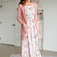 Smocked Floral Print Maxi Dress Dresses Polagram & BaeVely
