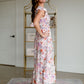Smocked Floral Print Maxi Dress Dresses Polagram & BaeVely
