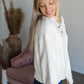 Soft Fuzzy Knit Button Pullover Sweater - FINAL SALE Tops Trend Notes