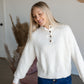 Soft Fuzzy Knit Button Pullover Sweater Tops Trend Notes