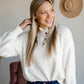 Soft Fuzzy Knit Button Pullover Sweater Tops Trend Notes