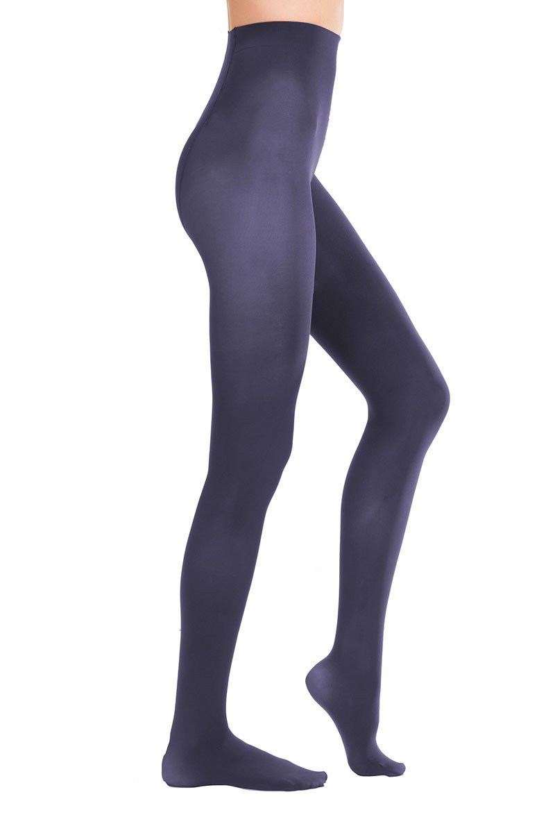 Solid Basic Opaque Tights - FINAL SALE Accessories Navy