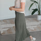 Solid Knit Maxi Skirt Skirts Chris & Carol