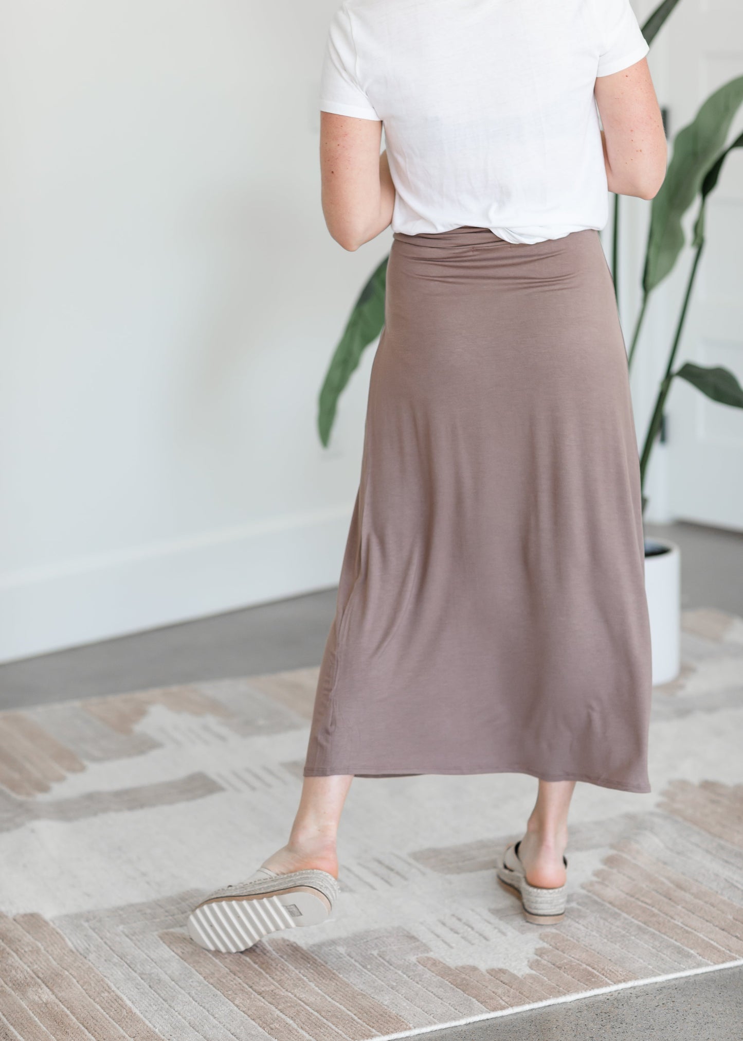 Solid Knit Maxi Skirt Skirts Chris & Carol